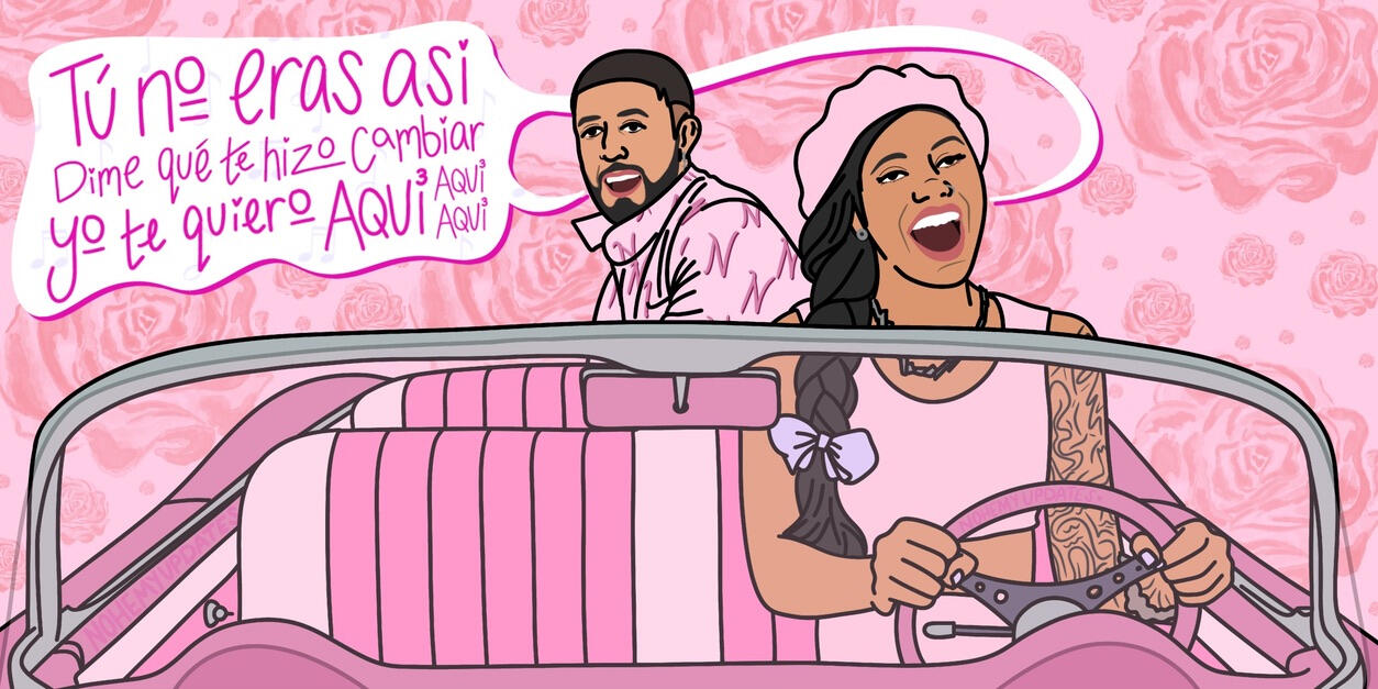 Nohemy & Eizander - Aquix3 Barbie cartoon Nohemy & Eizander - Aquix3 Barbie cartoon